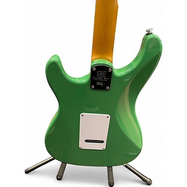 Used PRS SE Silver Sky GREEN Solid Body Electric Guitar