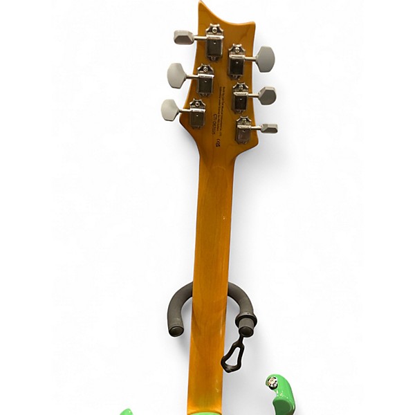 Used PRS SE Silver Sky GREEN Solid Body Electric Guitar