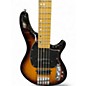 Used Schecter Guitar Research CV-5 3 Tone Sunburst Electric Bass Guitar