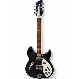 Used Rickenbacker 330 THINLINE SEMI-HOLLOW Jetglo Hollow Body Electric Guitar