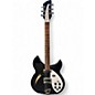 Used Rickenbacker 330 THINLINE SEMI-HOLLOW Jetglo Hollow Body Electric Guitar thumbnail