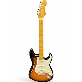 Used Fender Eric Johnson Thinline Stratocaster 2 Color Sunburst Hollow Body Electric Guitar