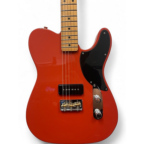 Used Fender NOVENTA TELECASTER Fiesta Red Solid Body Electric Guitar
