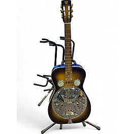 Vintage 1995 Dobro D60 Roundneck Sunburst Resonator Guitar