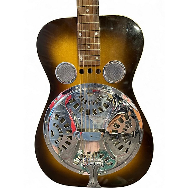 Vintage 1995 Dobro D60 Roundneck Sunburst Resonator Guitar