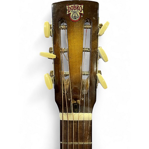 Vintage 1995 Dobro D60 Roundneck Sunburst Resonator Guitar