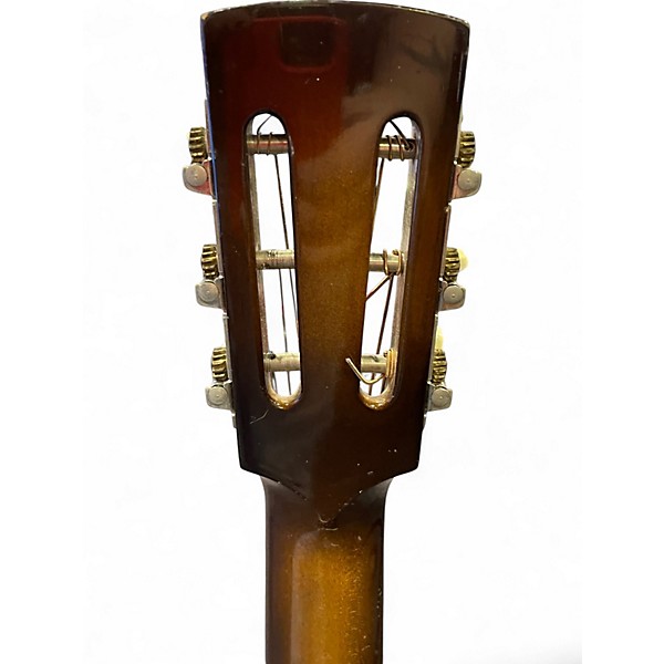 Vintage 1995 Dobro D60 Roundneck Sunburst Resonator Guitar