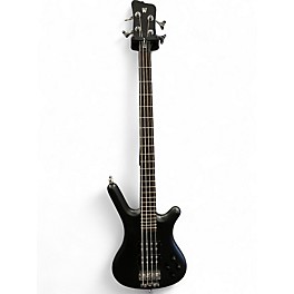 Used RockBass by Warwick Corvette $$ Satin Black Electric Bass Guitar