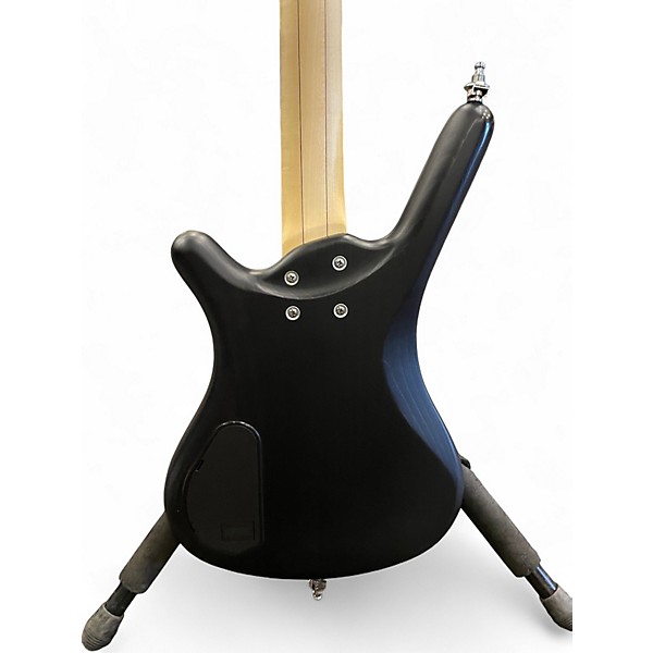 Used RockBass by Warwick Corvette $$ Satin Black Electric Bass Guitar