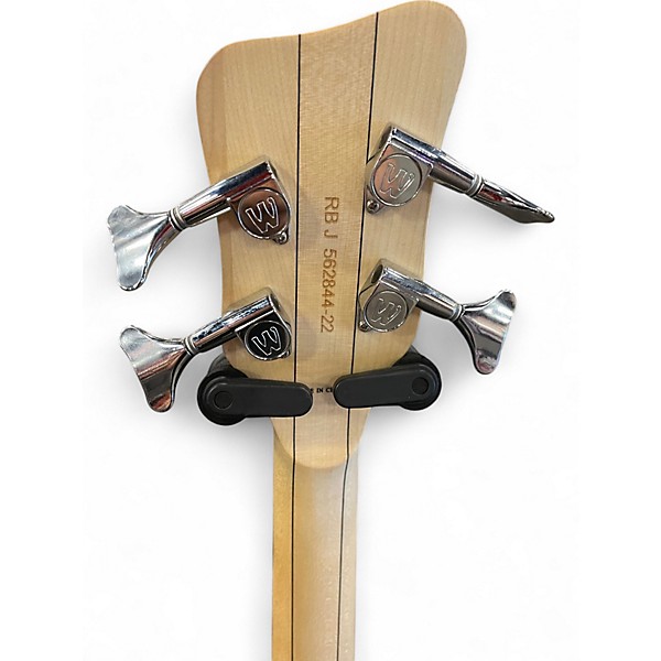 Used RockBass by Warwick Corvette $$ Satin Black Electric Bass Guitar