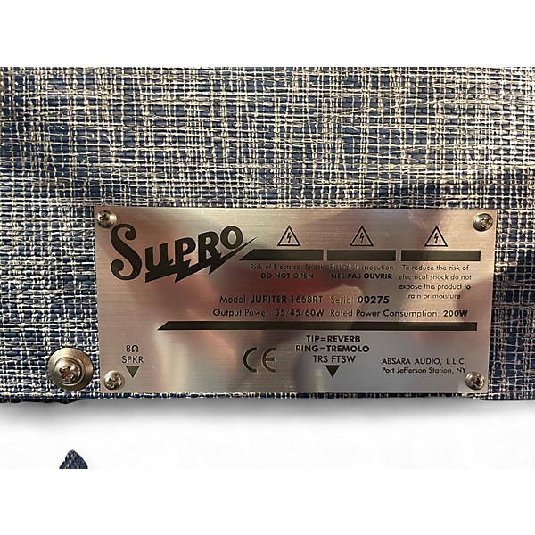 Used Supro 1668RT Tube Guitar Combo Amp
