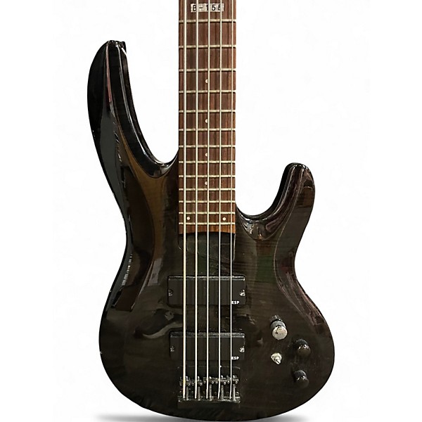 Used 2020s ESP B155 Transparent black Electric Bass Guitar