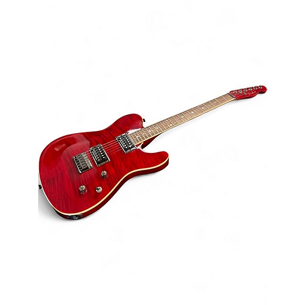 Used Fender Special Edition Custom Telecaster FMT HH Crimson Red Trans Solid Body Electric Guitar