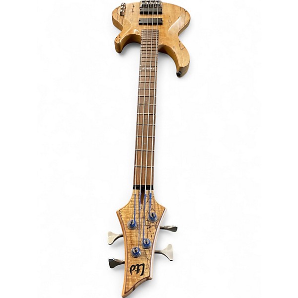 Used ESP LTD B404SM Natural Electric Bass Guitar