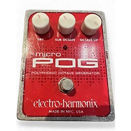 Used Electro-Harmonix Micro Pog Polyphonic Octave Generator Effect Pedal