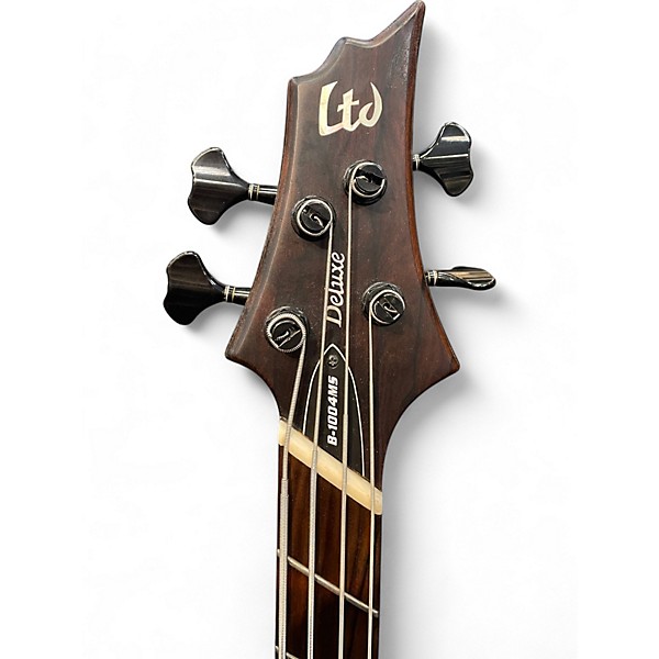 Used ESP LTD B-1004MS Natural Satin Electric Bass Guitar