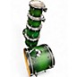 Used Gretsch Drums 6 Piece Catalina Maple Satin Emerald Green Drum Kit