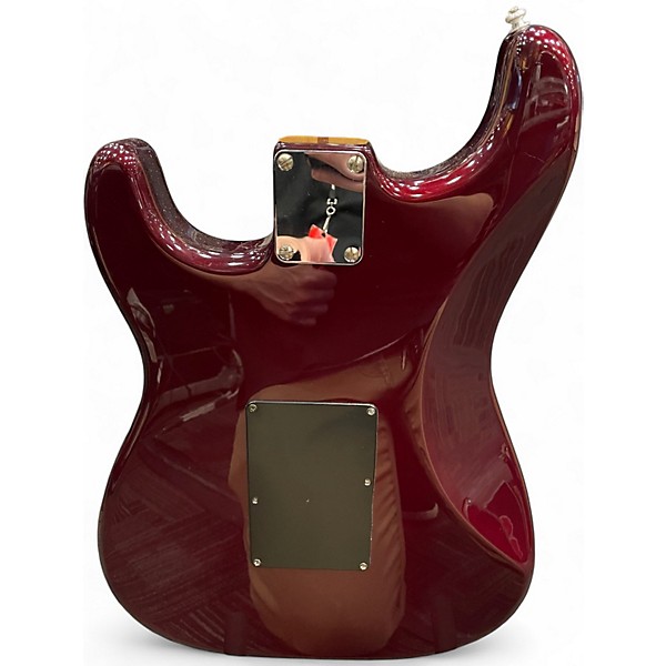 Used Fender American Standard Stratocaster Maroon Solid Body Electric Guitar