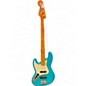 Used Fender American Professional II Jazz Bass Blue Electric Bass Guitar thumbnail