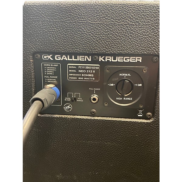 Used Gallien-Krueger NEO 212 II Bass Cabinet
