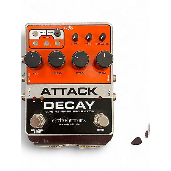Used Electro-Harmonix ATTACK DECAY Effect Pedal