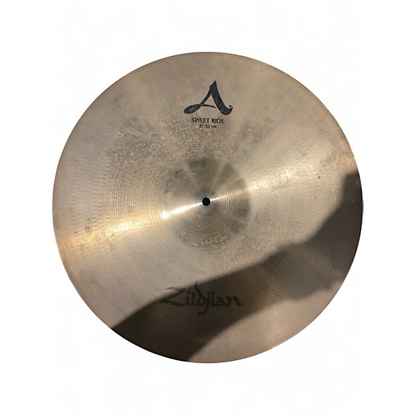Used Zildjian 21in A Series Sweet Ride Cymbal