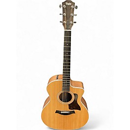Used Taylor 214CE Natural Acoustic Electric Guitar