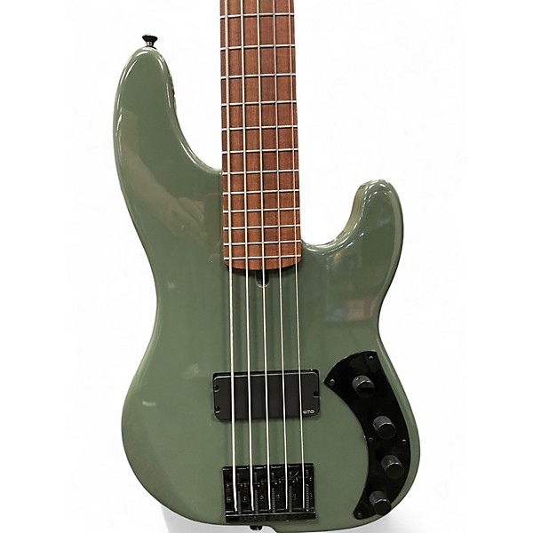 Used Rkm DS SERIES MMV OLIVE DRAB Electric Bass Guitar