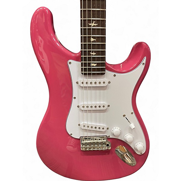 Used PRS SE Silver Sky DRAGONFRUIT Solid Body Electric Guitar