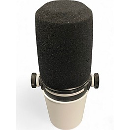 Used Shure MV7+ Podcast Microphone White Dynamic Microphone