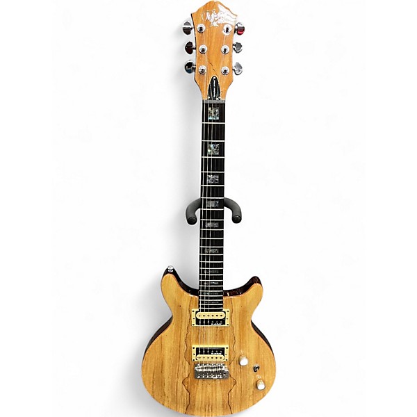 Used Michael Kelly Hourglass Limited Natural Solid Body Electric Guitar
