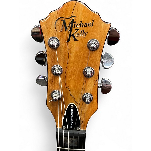 Used Michael Kelly Hourglass Limited Natural Solid Body Electric Guitar