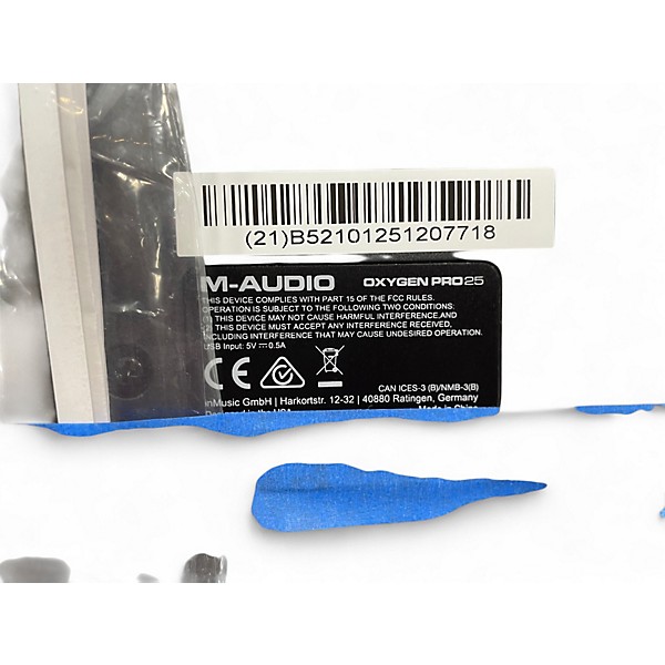 Used M-Audio Oxygen Pro 25 MIDI Controller