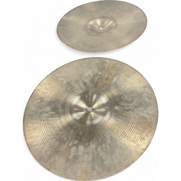 Vintage 1970s Zildjian 14in hi hat pair Cymbal