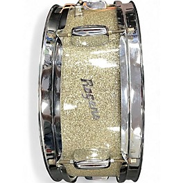 Vintage 1970s Rogers 14X5 Luxor Snare Champagne Sparkle Drum