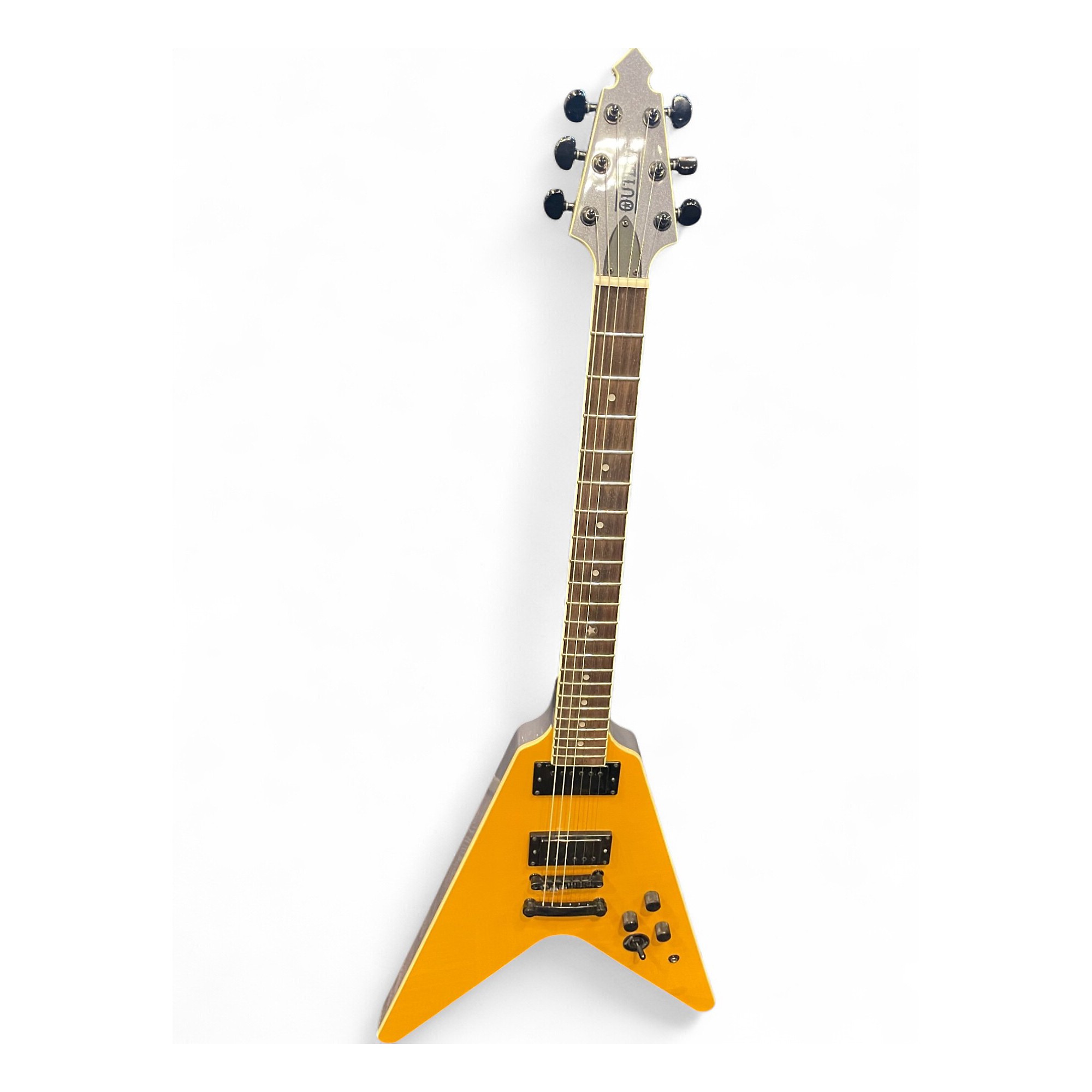 Used HardLuck Kings OUTLAW V Natural Solid Body Electric