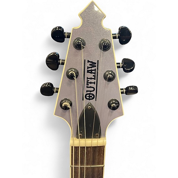 Used HardLuck Kings OUTLAW V Natural Solid Body Electric Guitar