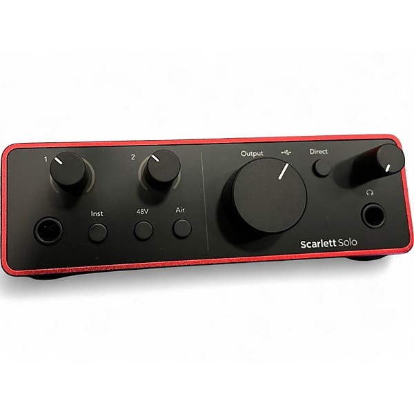 Used 2023 Focusrite Scarlett Solo Gen 4 Audio Interface