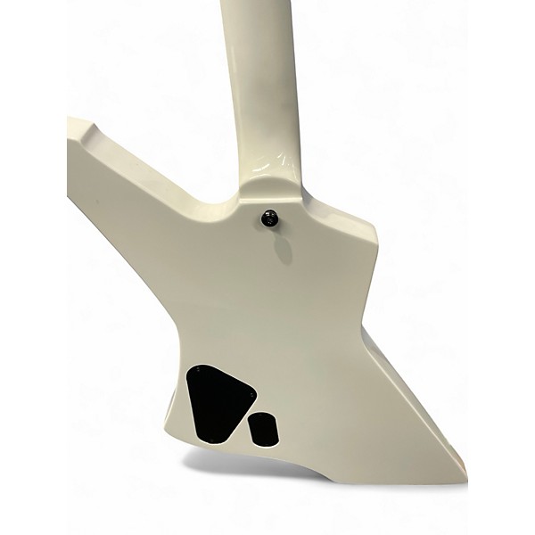 Used ESP LTD James Hetfield Snakebyte White Solid Body Electric Guitar