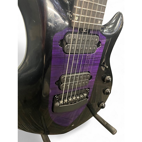 Used Ernie Ball Music Man Majesty 7 Wisteria Blossom Solid Body Electric Guitar