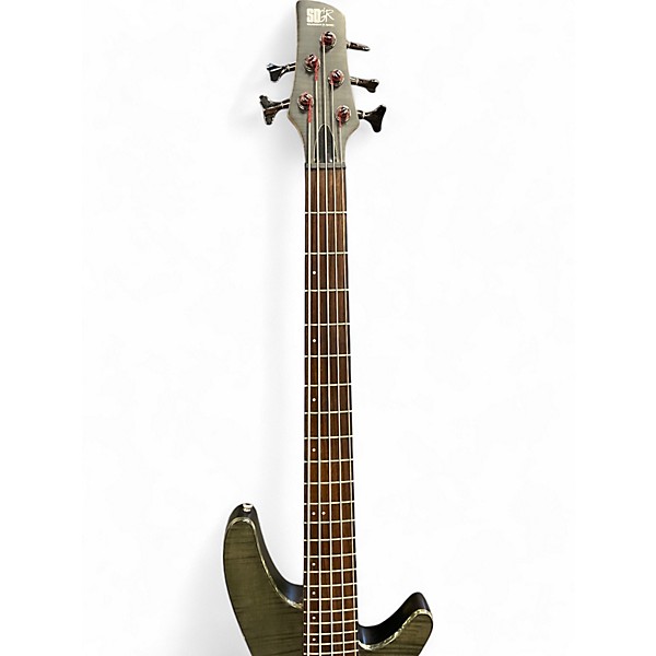 Used Ibanez SRX595 Trans Green Electric Bass Guitar