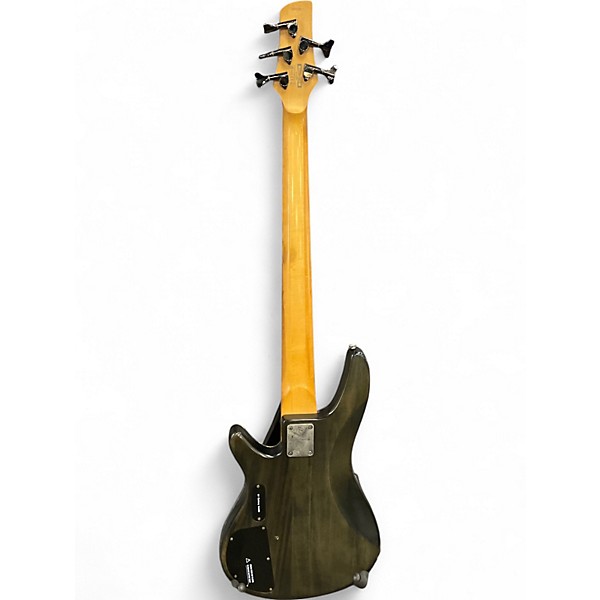 Used Ibanez SRX595 Trans Green Electric Bass Guitar