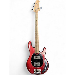 Used Sterling by Music Man Ray4 HH Ruby Electric Bass Guitar
