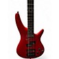 Used Ibanez SR300 Candy Apple Red Electric Bass Guitar