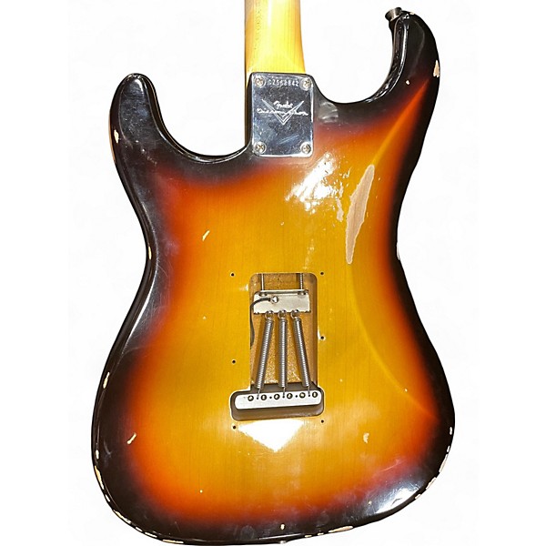 Used 2023 Fender CUSTOM SHOP LATE 62 STRATOCASTER 3 Color Sunburst Solid Body Electric Guitar