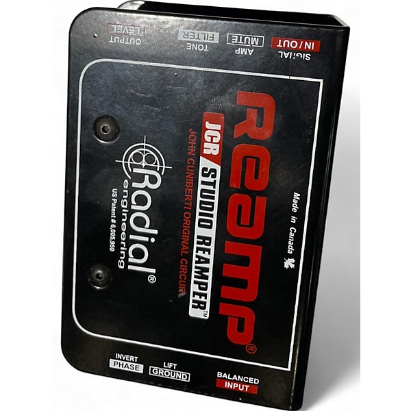 Used Radical Engineering JCR Studio Reamper Direct Box