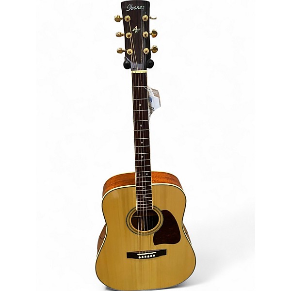 Used Ibanez AW100 Natural Acoustic Guitar