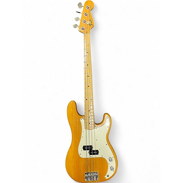 Vintage 1973 Fender Standard Precision Bass Natural Electric Bass Guitar