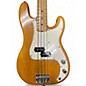 Vintage 1973 Fender Standard Precision Bass Natural Electric Bass Guitar