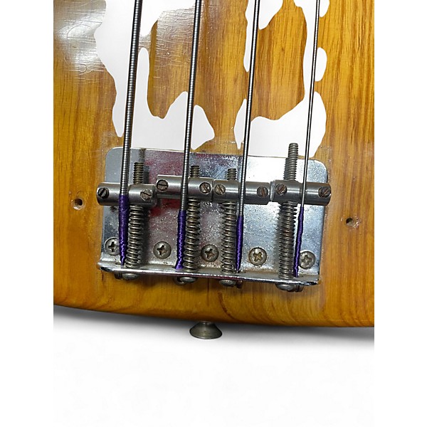 Vintage 1973 Fender Standard Precision Bass Natural Electric Bass Guitar